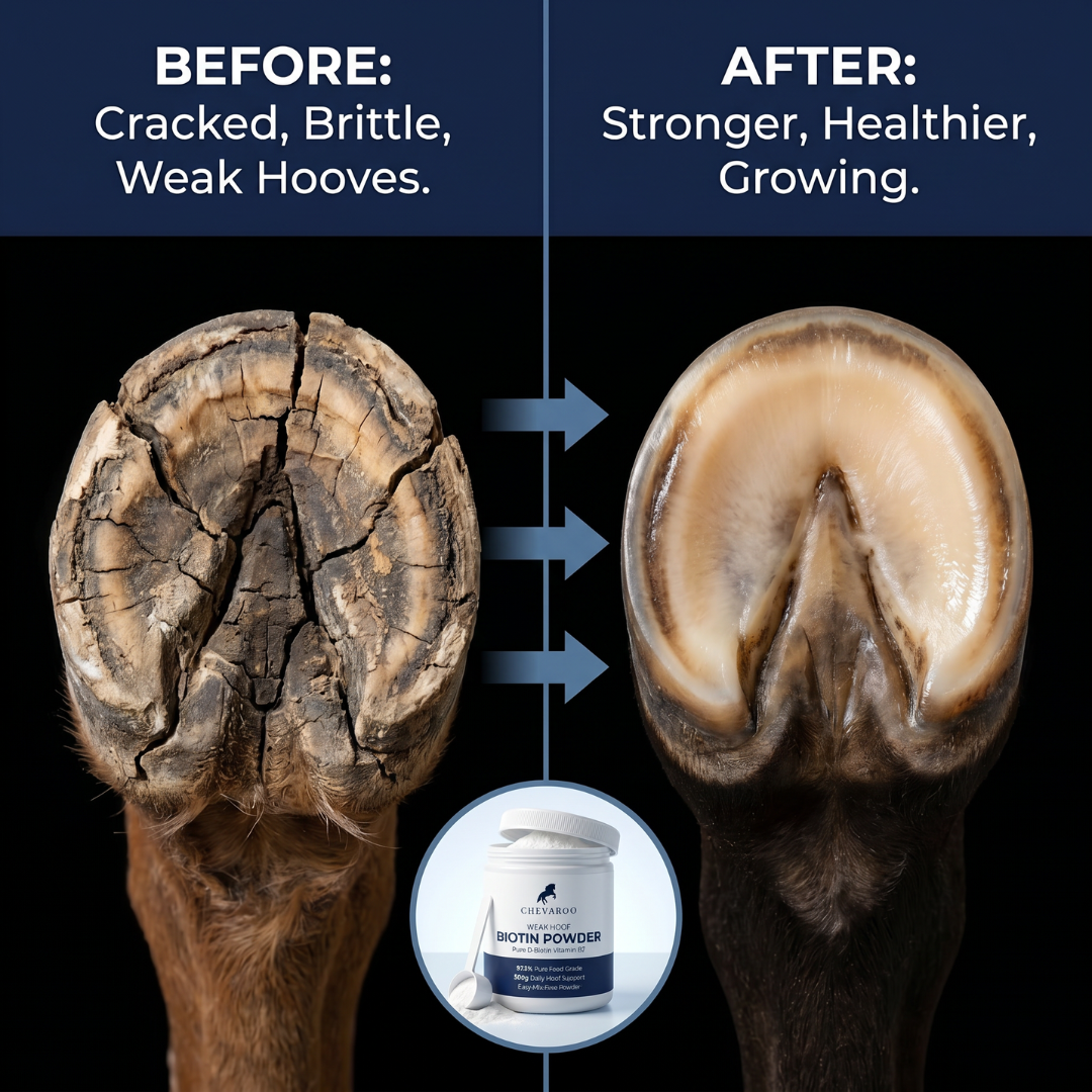 Chevaroo Weak Hoof Horse Pure Biotin Powder