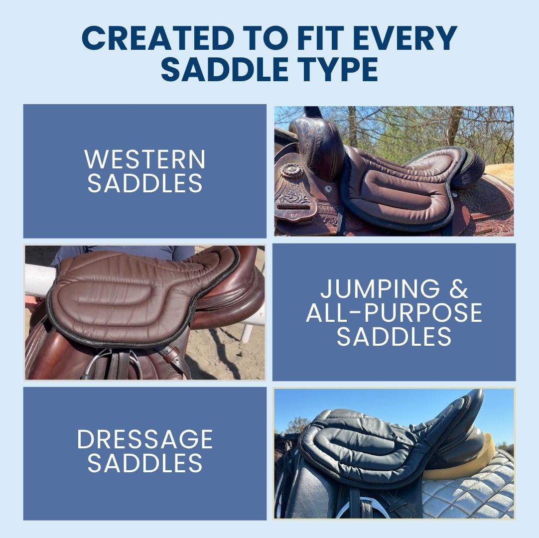 Chevaroo Soft Equestrian Seat Pad (Extra Comfort)
