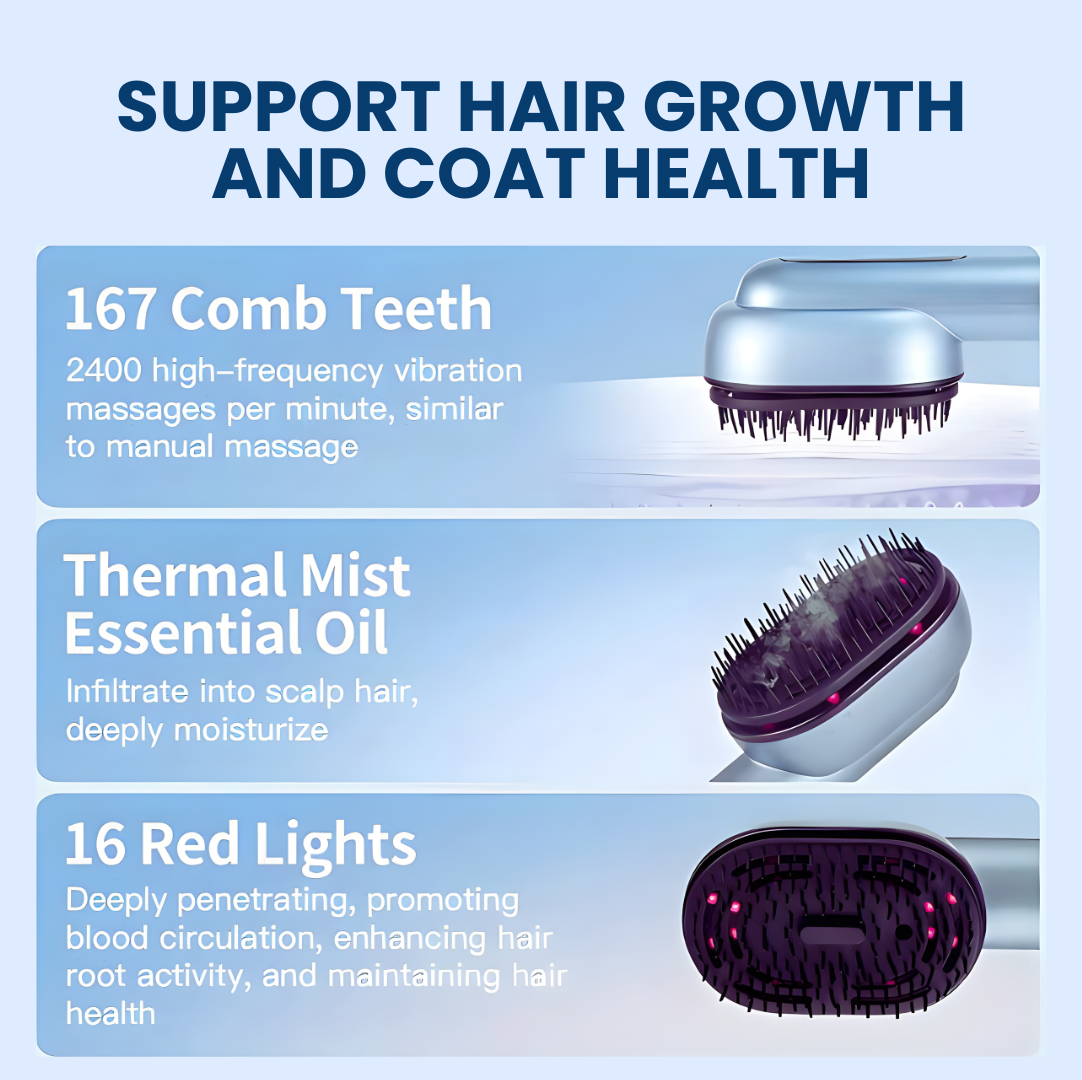 Chevaroo Red Light Steam Brush Pro
