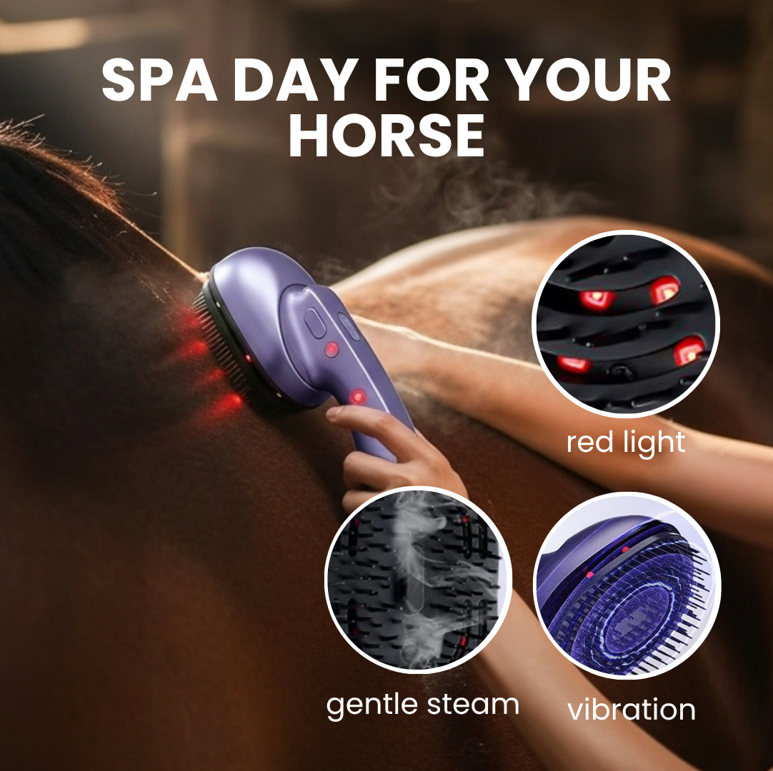 Chevaroo Red Light Steam Brush Pro