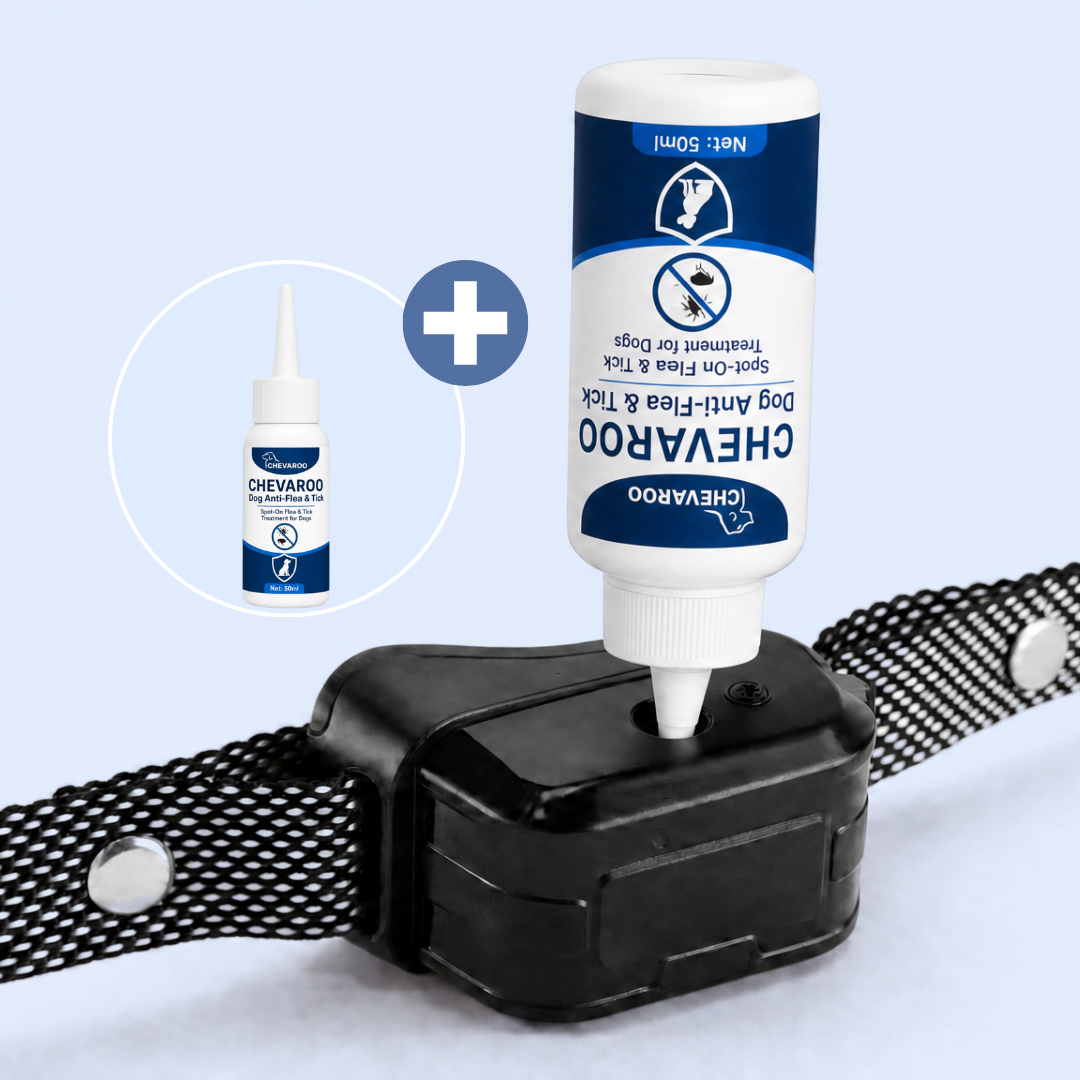 Chevaroo Dog Anti-Flea and Tick Spray Collar