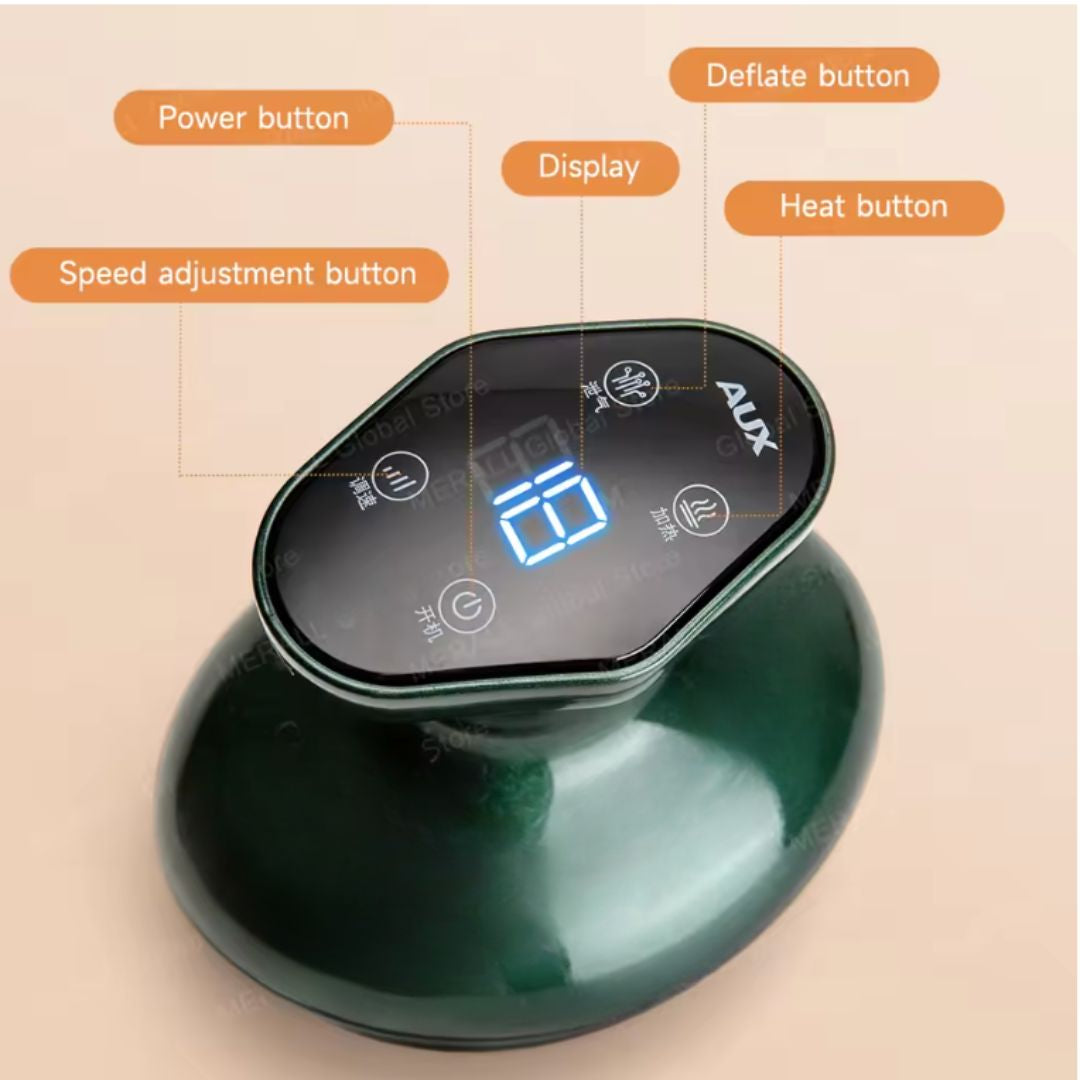 Chevaroo Blue and Red Light Cupping Therapy Device