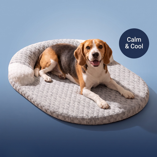 Chevaroo Lavender-Filled Pillow Calming Dog Bed