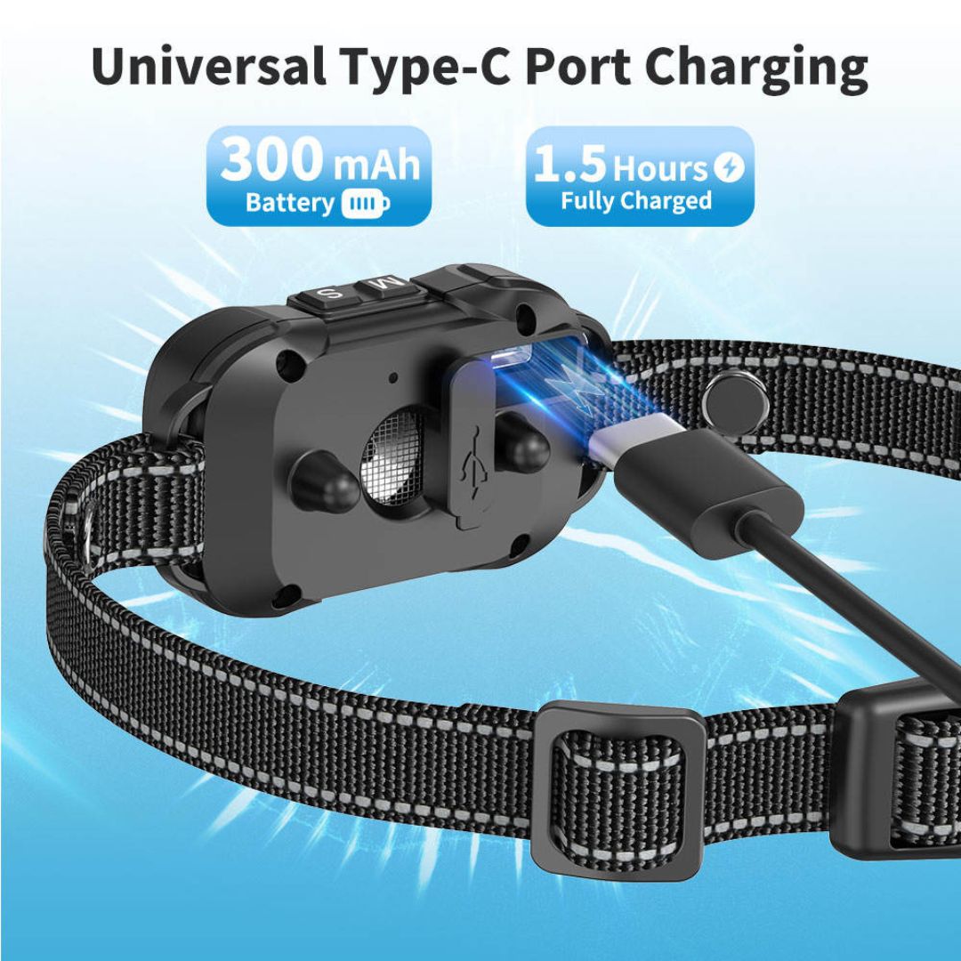 Chevaroo Ultrasonic Deterrent Barking Training Belly Collar
