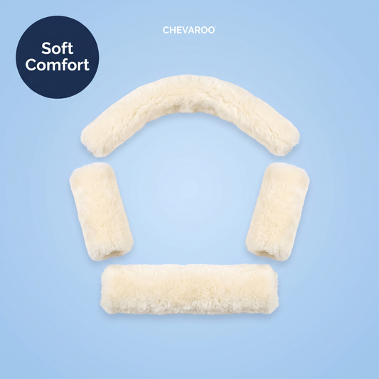 Chevaroo Soft Fleece Horse Noseband Cover