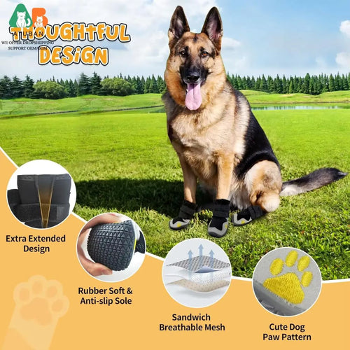 Chevaroo High Thermal Resistence Dog Shoes