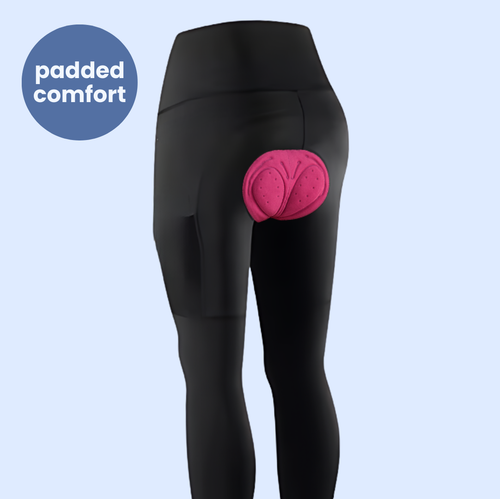 Chevaroo™ Tights with Integrated Gel Pad and Side Pockets