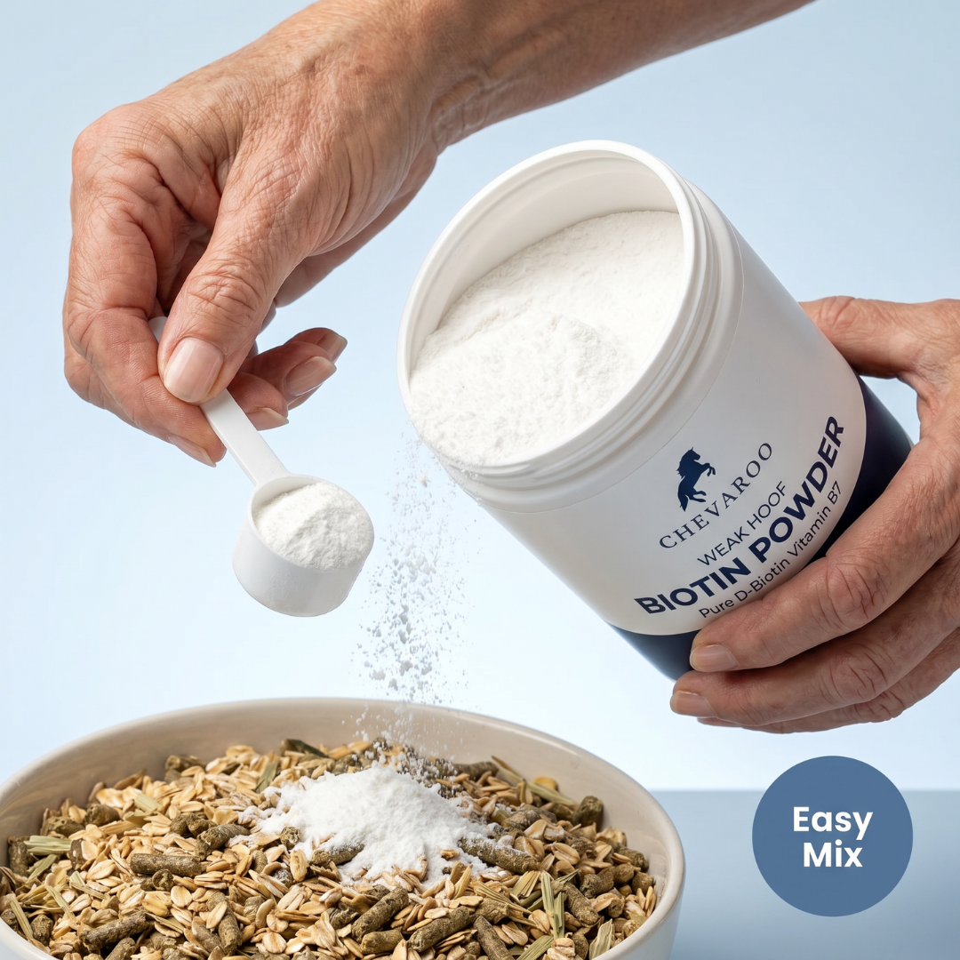 Chevaroo Weak Hoof Horse Pure Biotin Powder