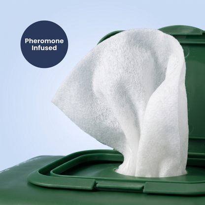 Chevaroo Pheromone Infused Unscented Dog Wipes