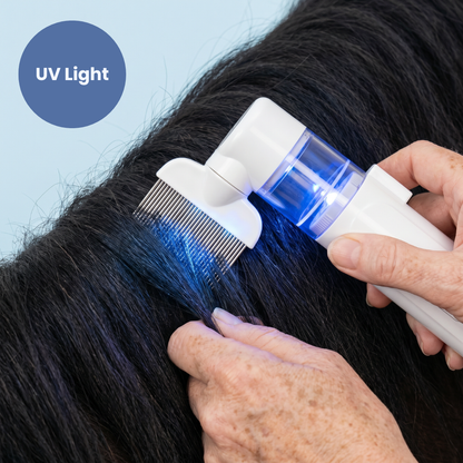 Chevaroo LiceCheck UV Lice & Mange Detection Comb