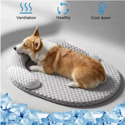 Chevaroo Lavender-Filled Pillow Calming Dog Bed