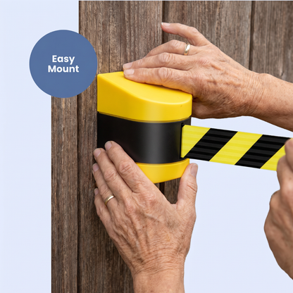 Chevaroo Retractable Boundary Zone Barrier