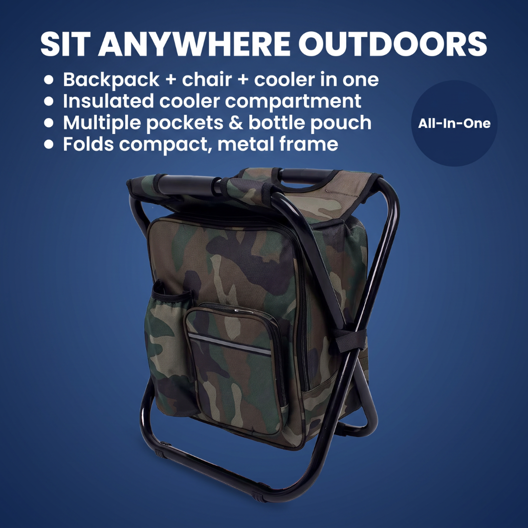 Chevaroo Portable Foldable Backpack Chair