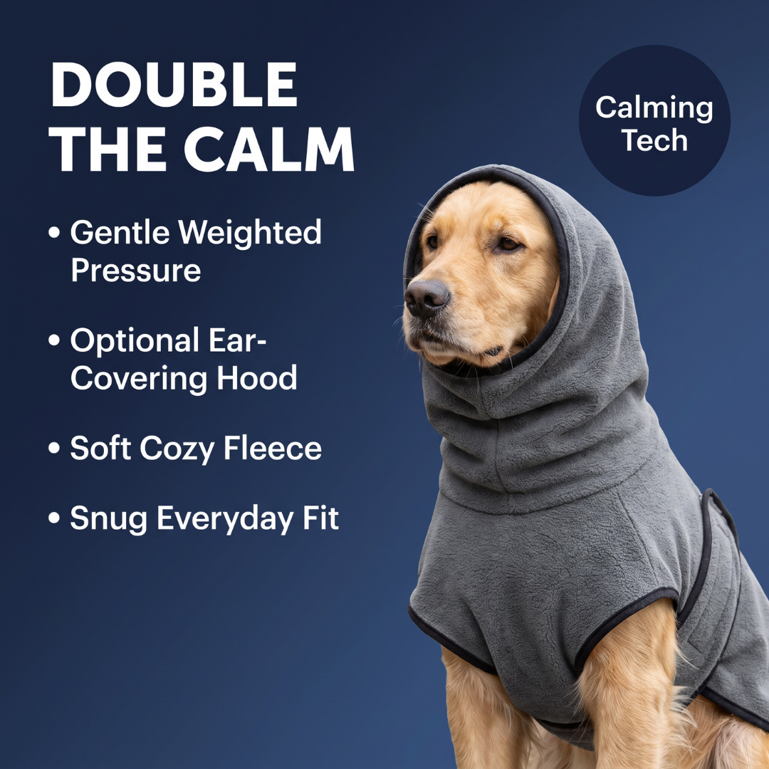 Chevaroo Weighted Calming Dog Hoodie 2.0