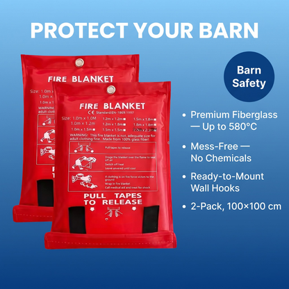 Chevaroo Barn Fire Blanket Extinguisher