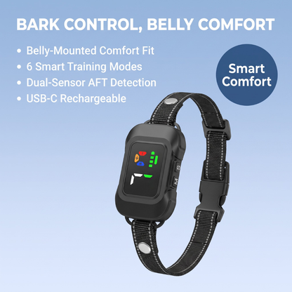 Chevaroo Ultrasonic Deterrent Barking Training Belly Collar