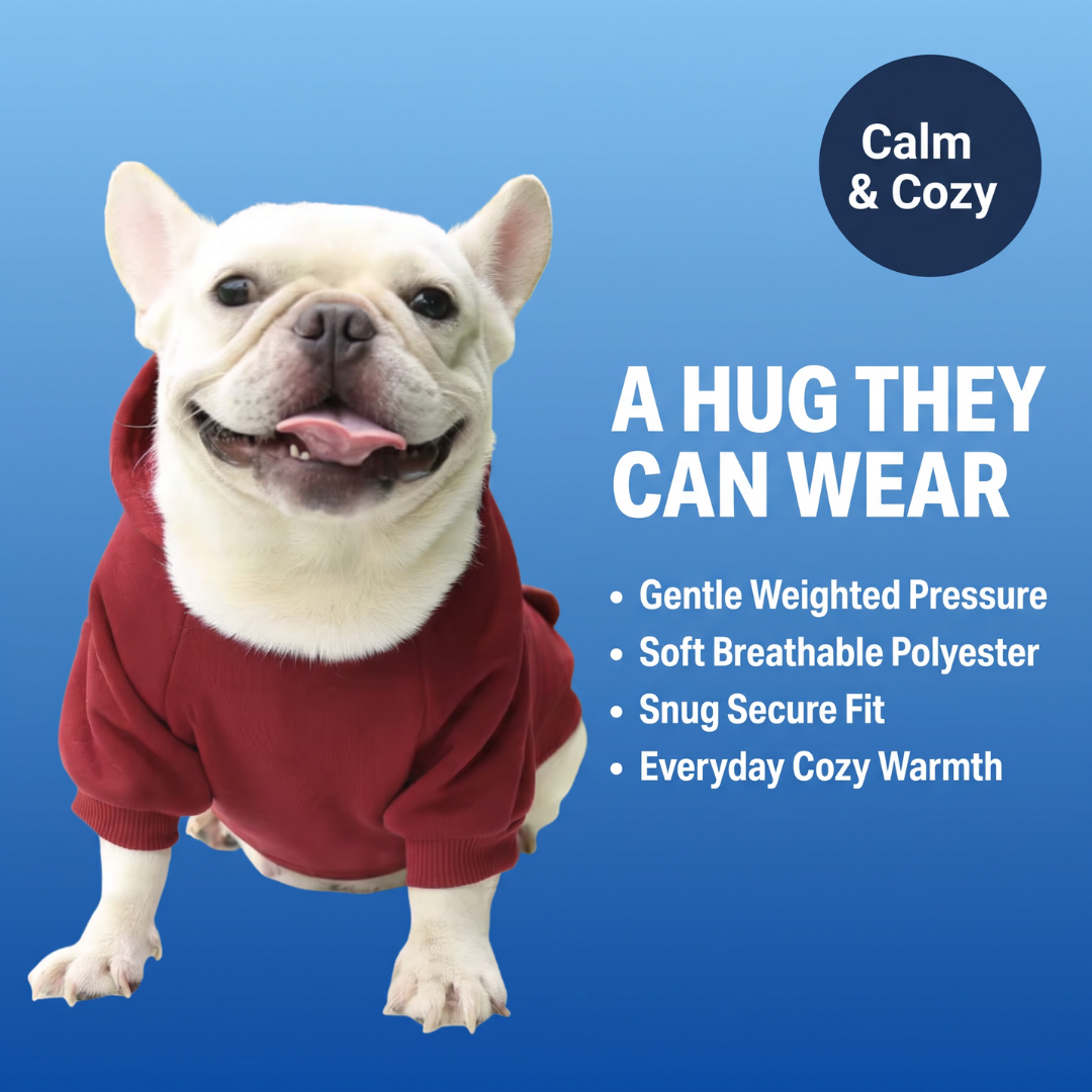 Chevaroo Weighted Calming Dog Hoodie