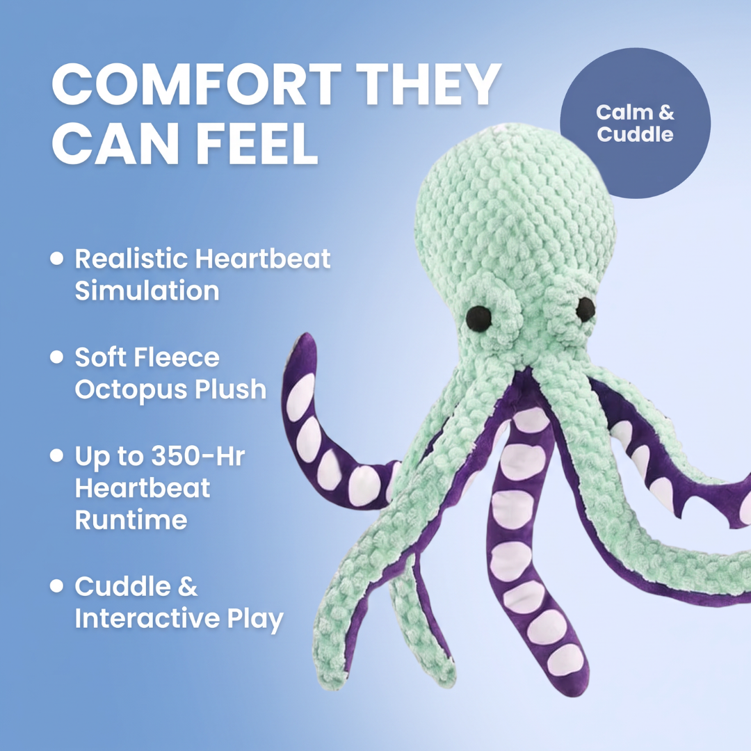 Chevaroo Heartbeat Dog Calming Octopus