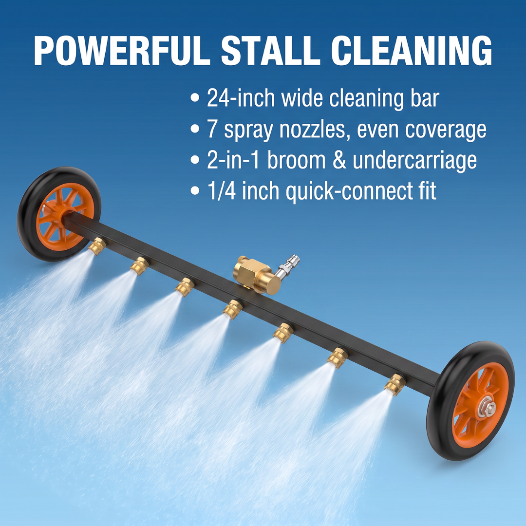 Chevaroo Water Pressure Stall Cleaner