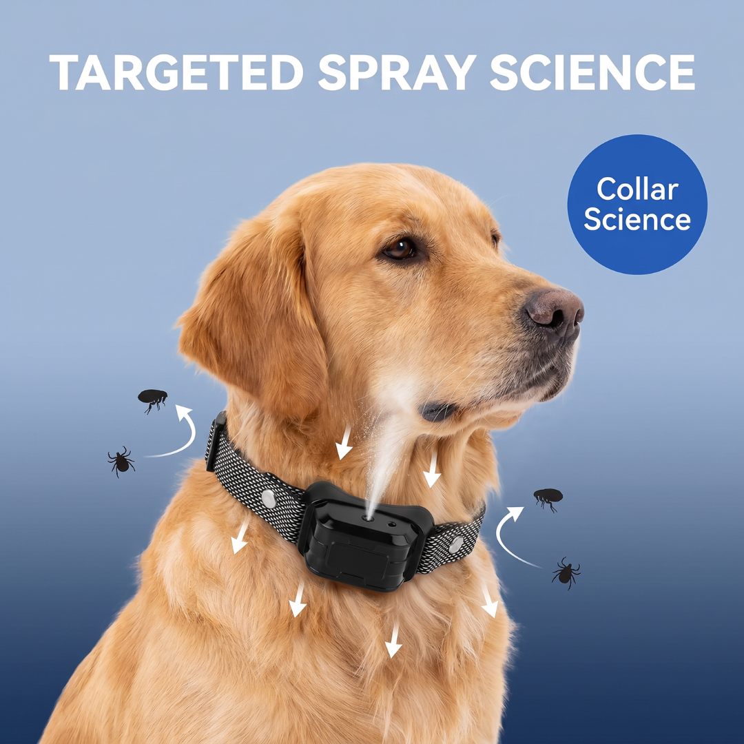 Chevaroo Dog Anti-Flea and Tick Spray Collar