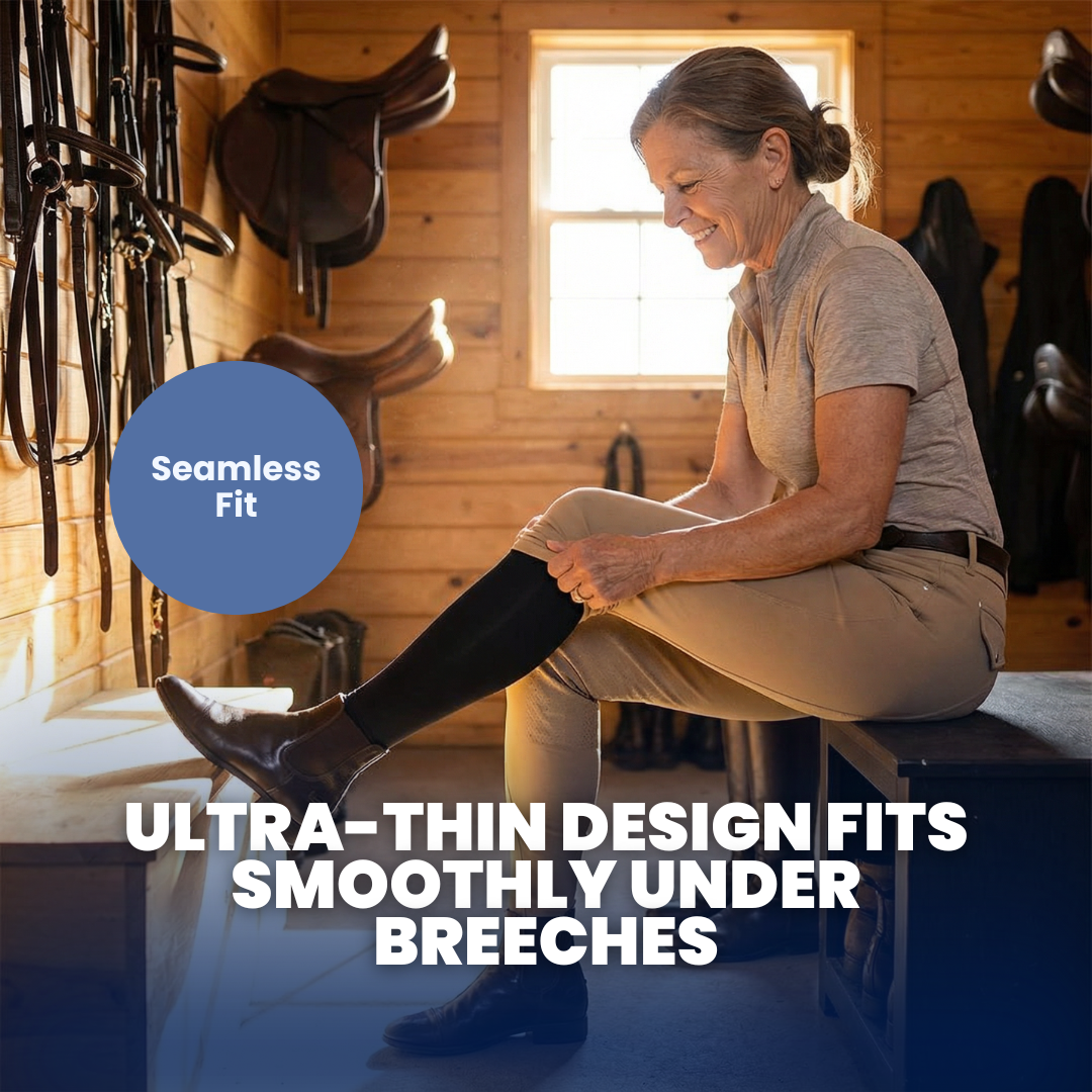 Chevaroo Equestrian Extended Leg Compression Sleeves