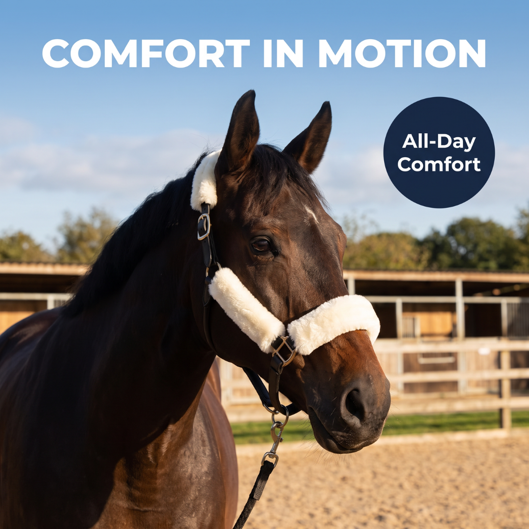 Chevaroo Soft Fleece Horse Noseband Cover