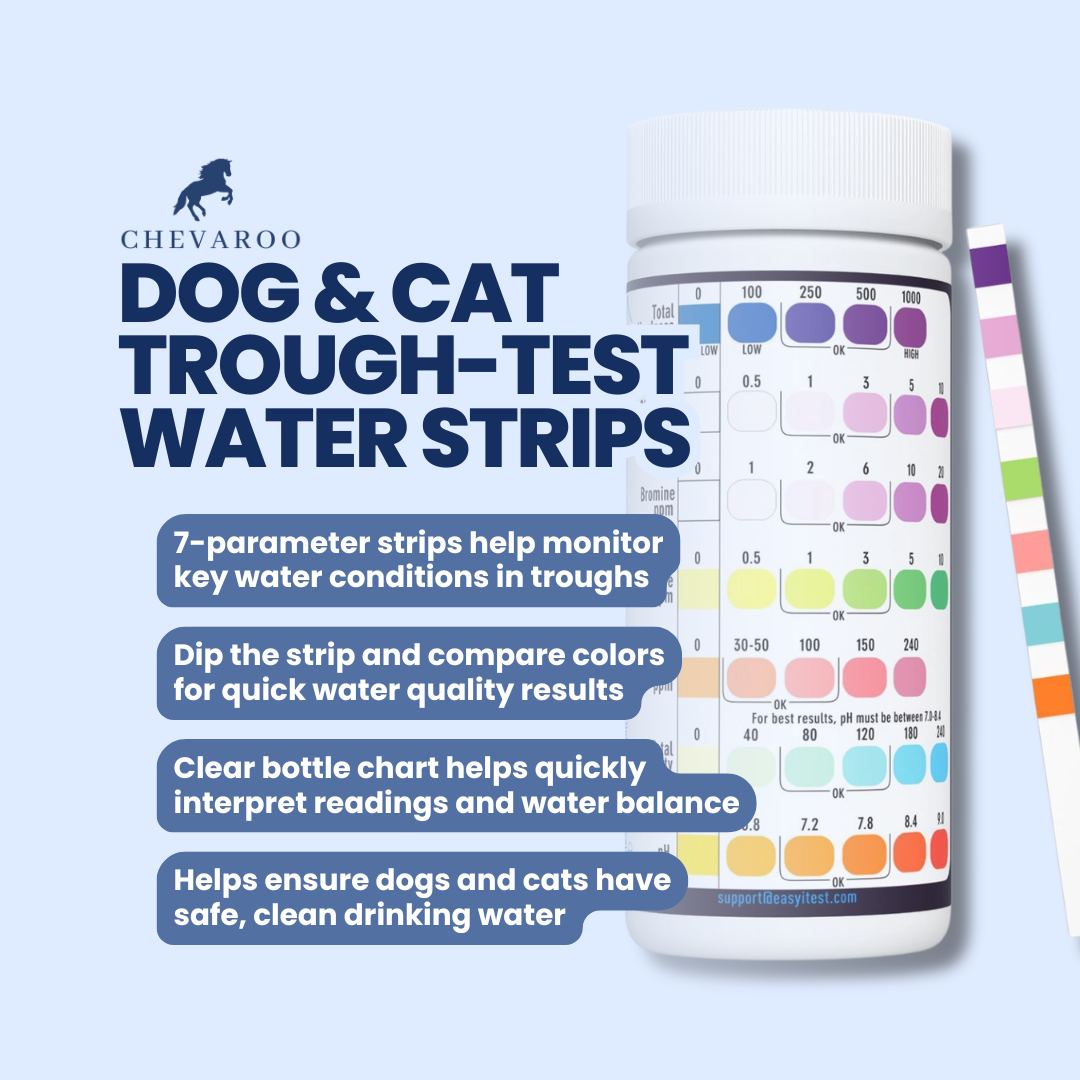 Chevaroo Dog & Cat Trough-Test Water Strips