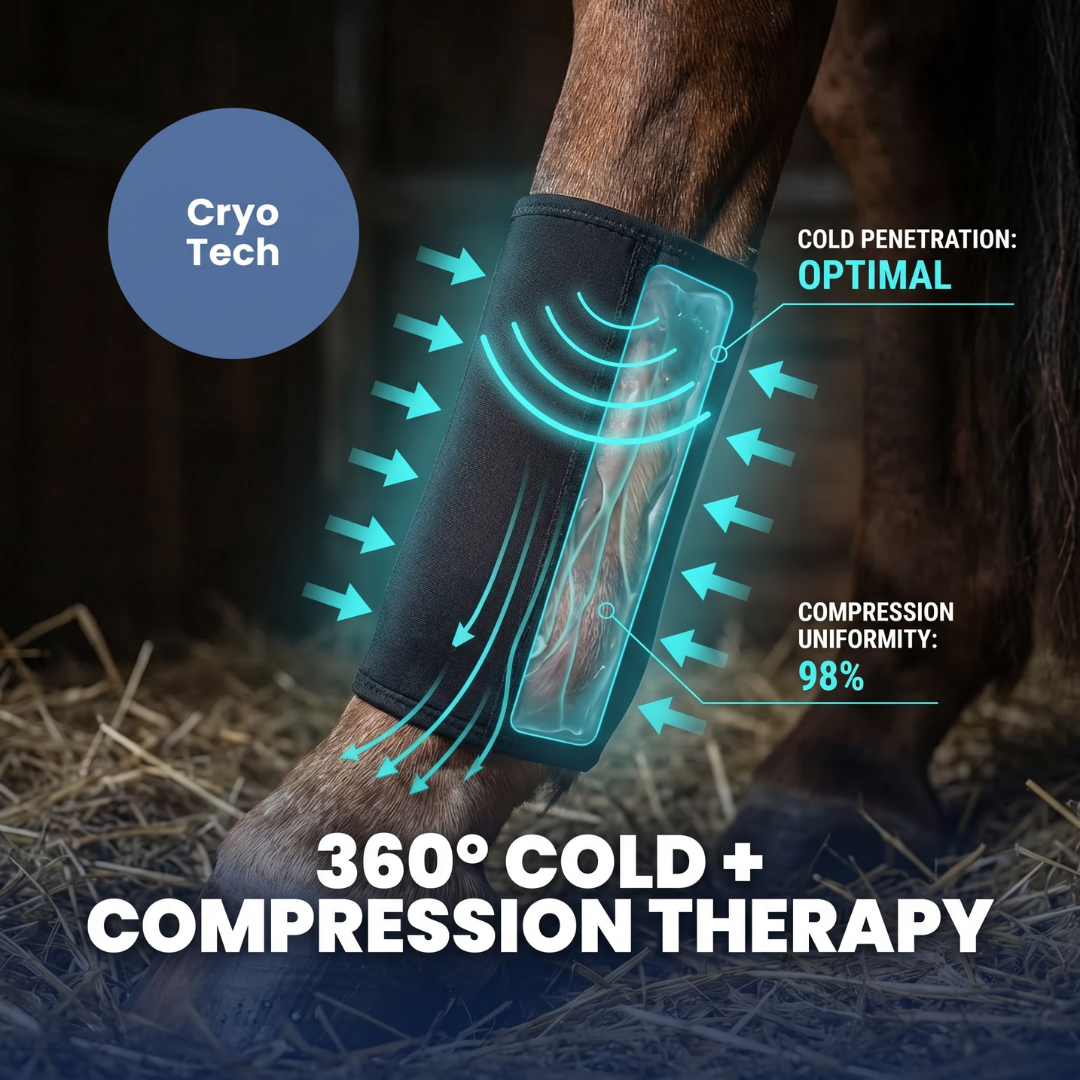 Chevaroo Cryotherapy Horse Leg Compression Sleeve