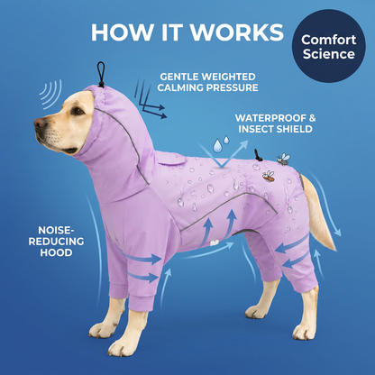 Chevaroo Waterproof Weighted Calming Earmuff Vest