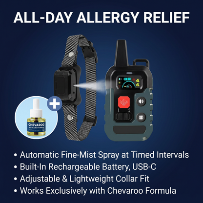 Chevaroo Dog Anti-Allergy Spray Collar