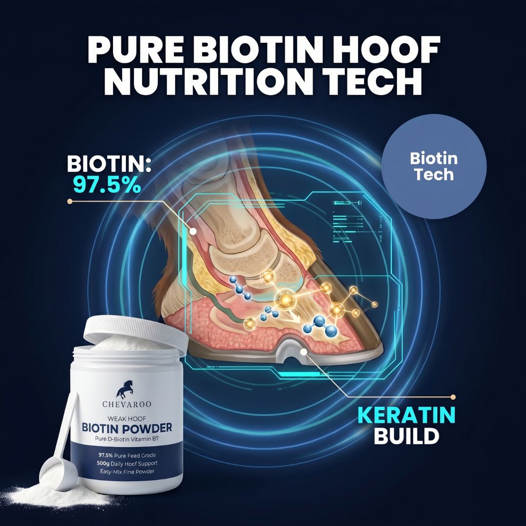 Chevaroo Weak Hoof Horse Pure Biotin Powder