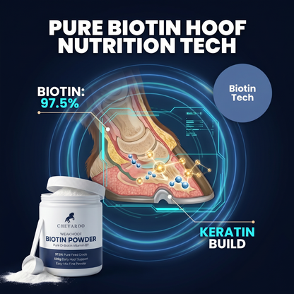 Chevaroo Weak Hoof Horse Pure Biotin Powder