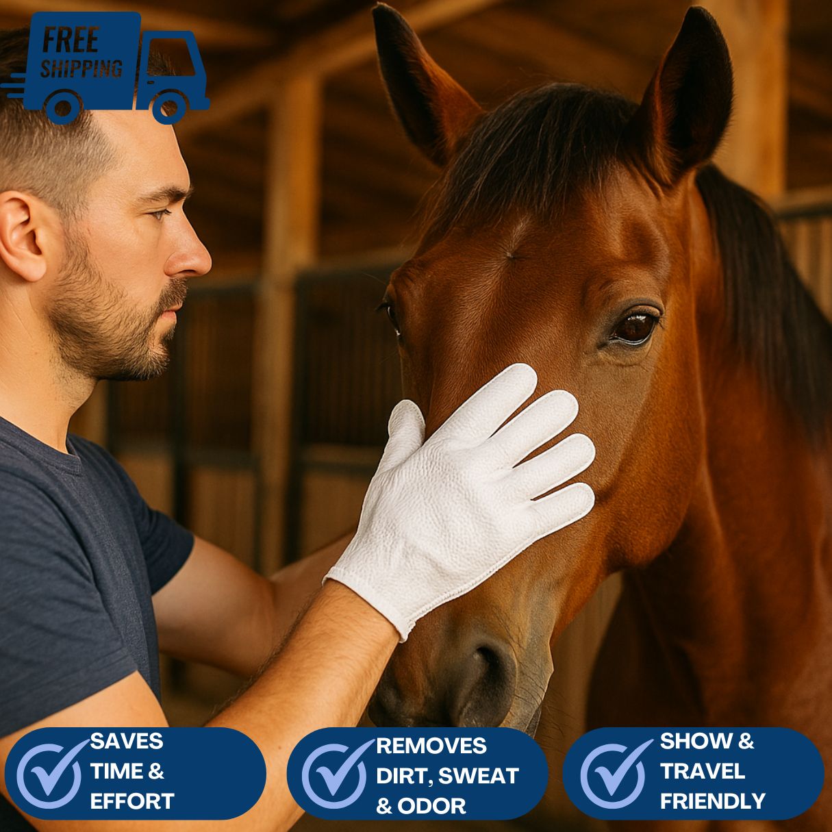 Chevaroo Horse Glove Wipes