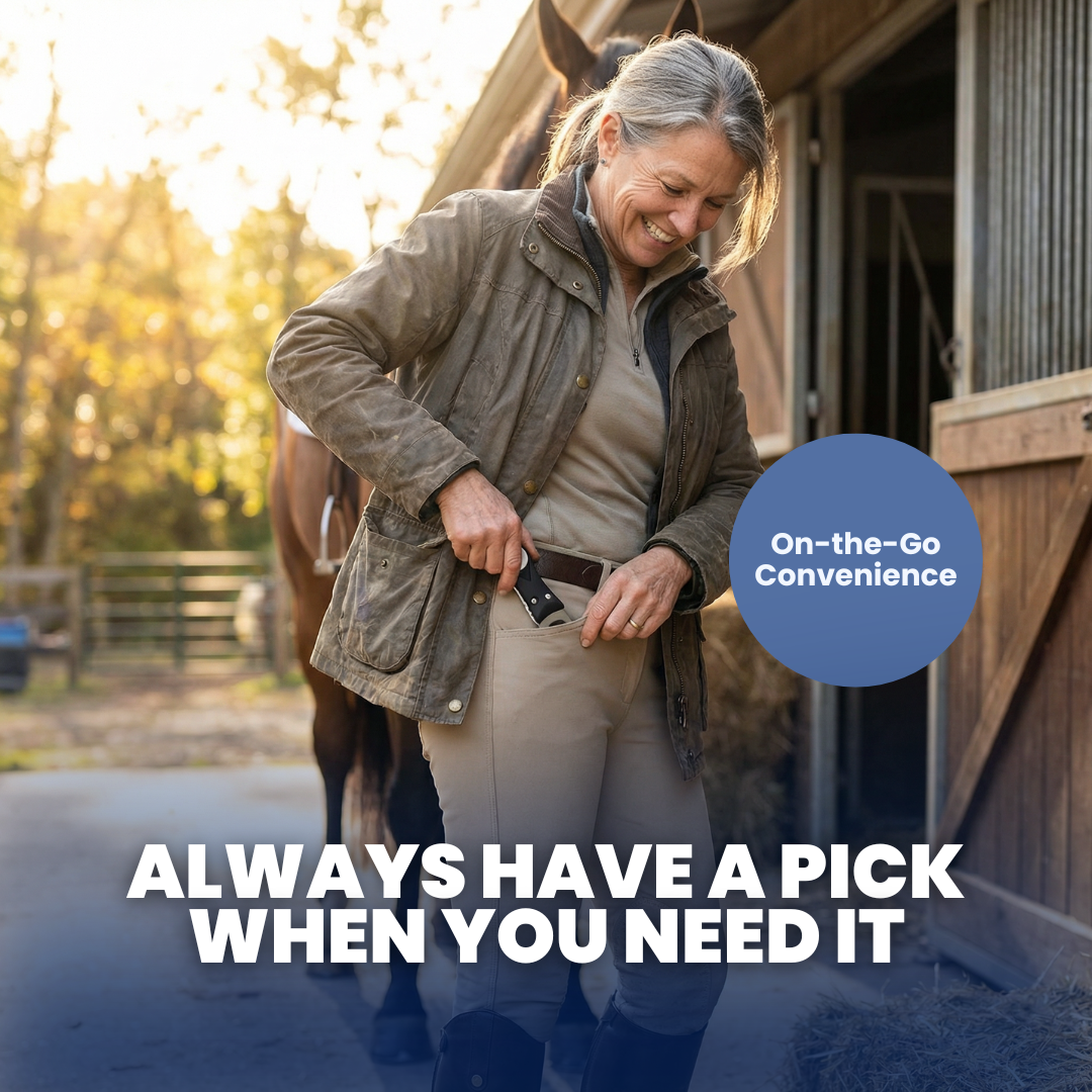 Chevaroo Pocket Hoof Pick Trio