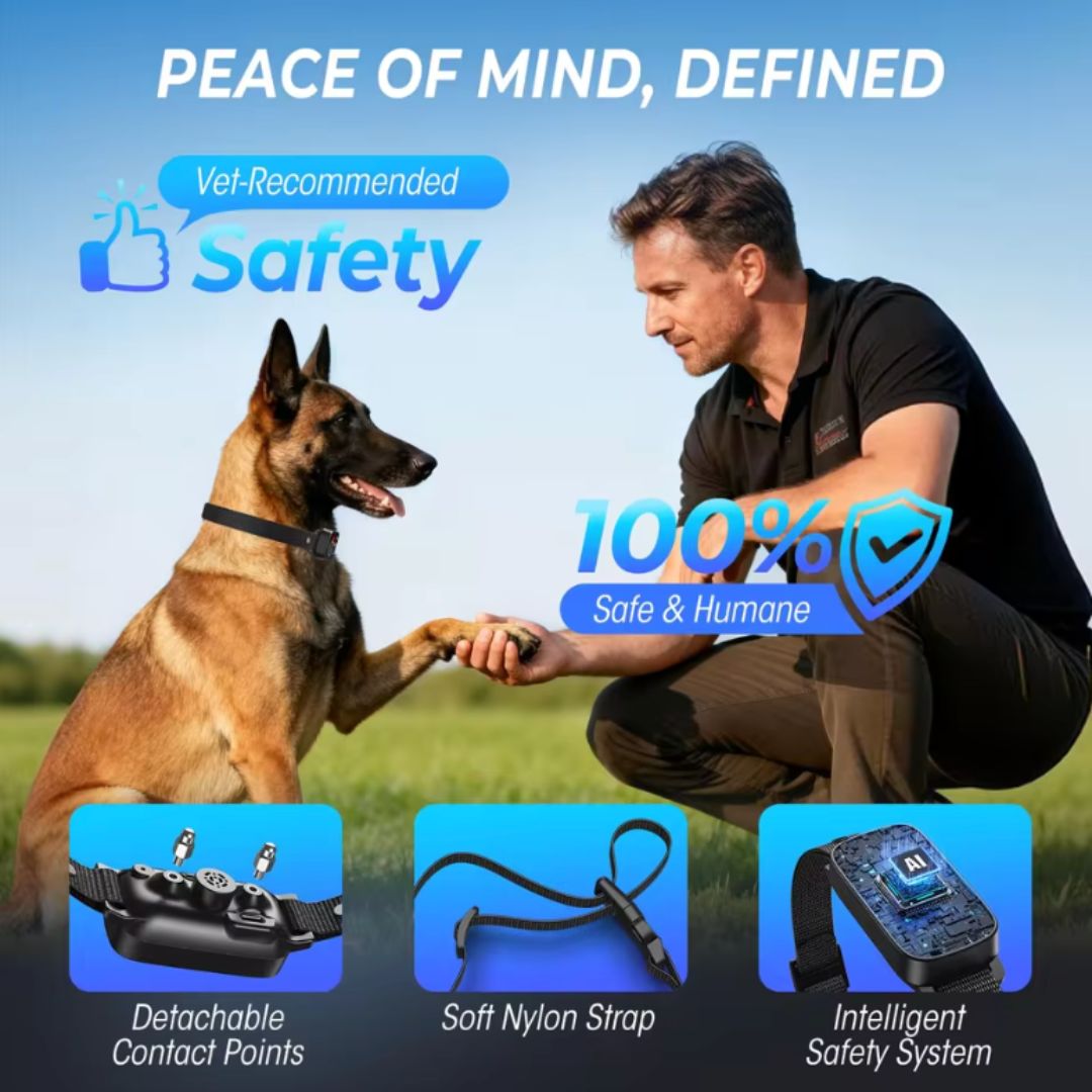 Chevaroo Ultrasonic Deterrent Anti-Barking & Calming Collar