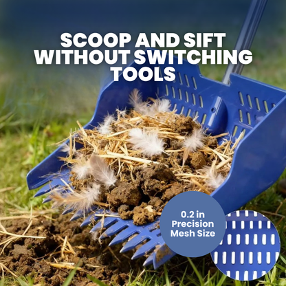 Chevaroo 2-in-1 Shovel Rake