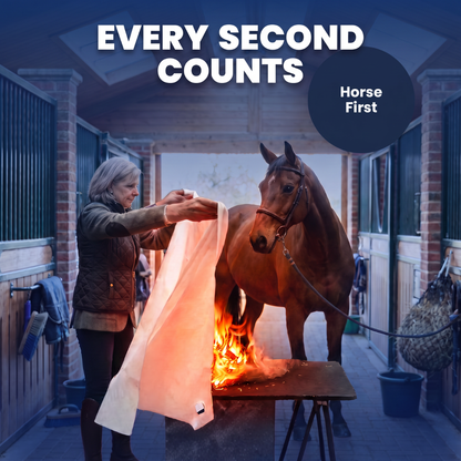 Chevaroo Barn Fire Blanket Extinguisher