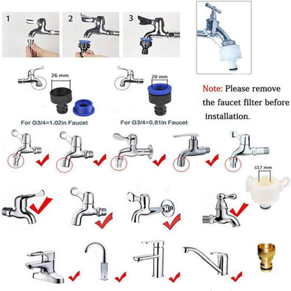 Chevaroo Extended No Leak Pet Bathing Faucet Sprayer 2.0