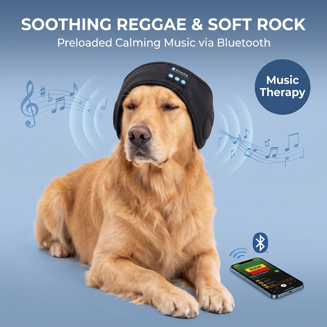 Chevaroo Calming Reggae & Soft Rock Dog EarMuff