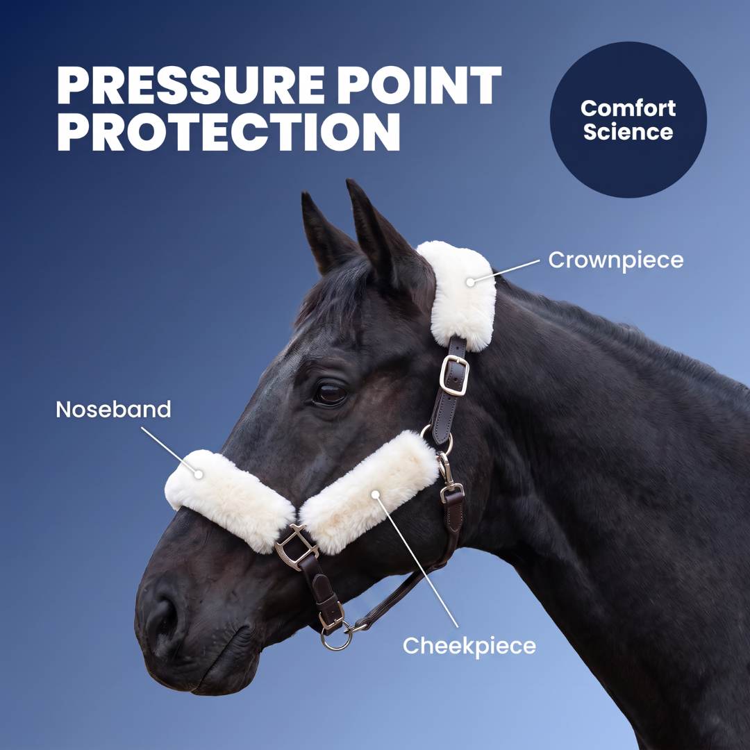 Chevaroo Soft Fleece Horse Noseband Cover