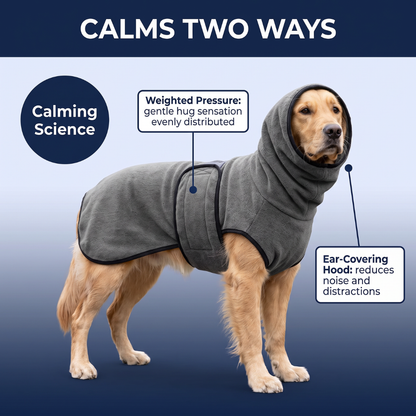 Chevaroo Weighted Calming Dog Hoodie 2.0