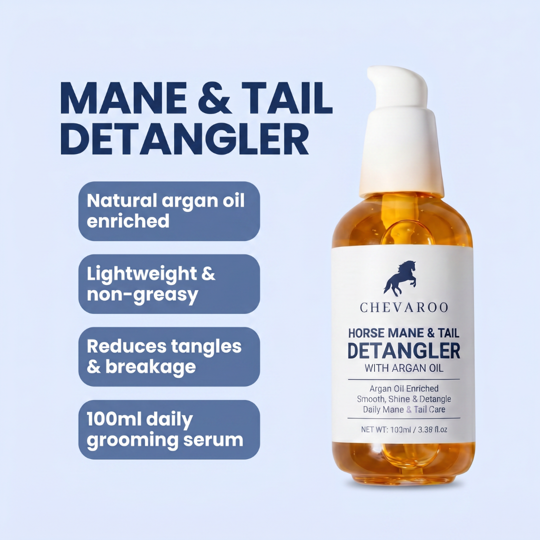 Chevaroo Horse Mane Tail Detangler Argan Oil