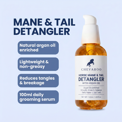 Chevaroo Horse Mane Tail Detangler Argan Oil