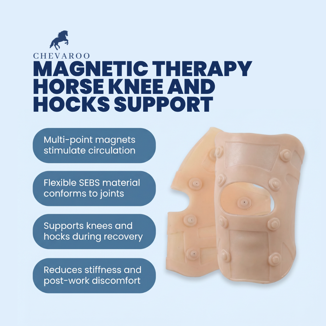 Chevaroo Magnetic Therapy Horse Knee and Hocks Support