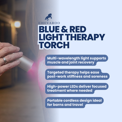 Chevaroo Blue & Red Light Therapy Torch