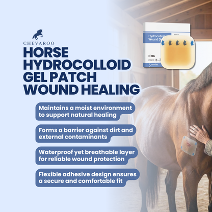 Chevaroo Horse Hydrocolloid Gel Patch Wound Healing