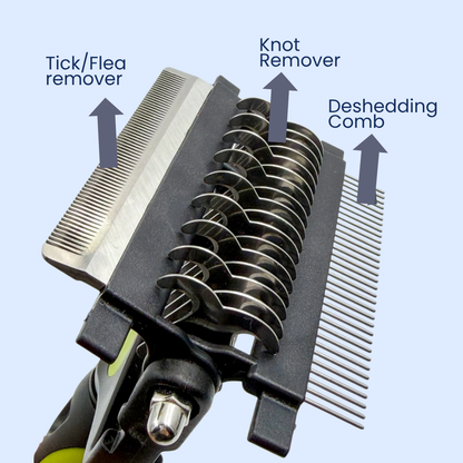 Chevaroo 3-in-1 Dog Grooming Brush