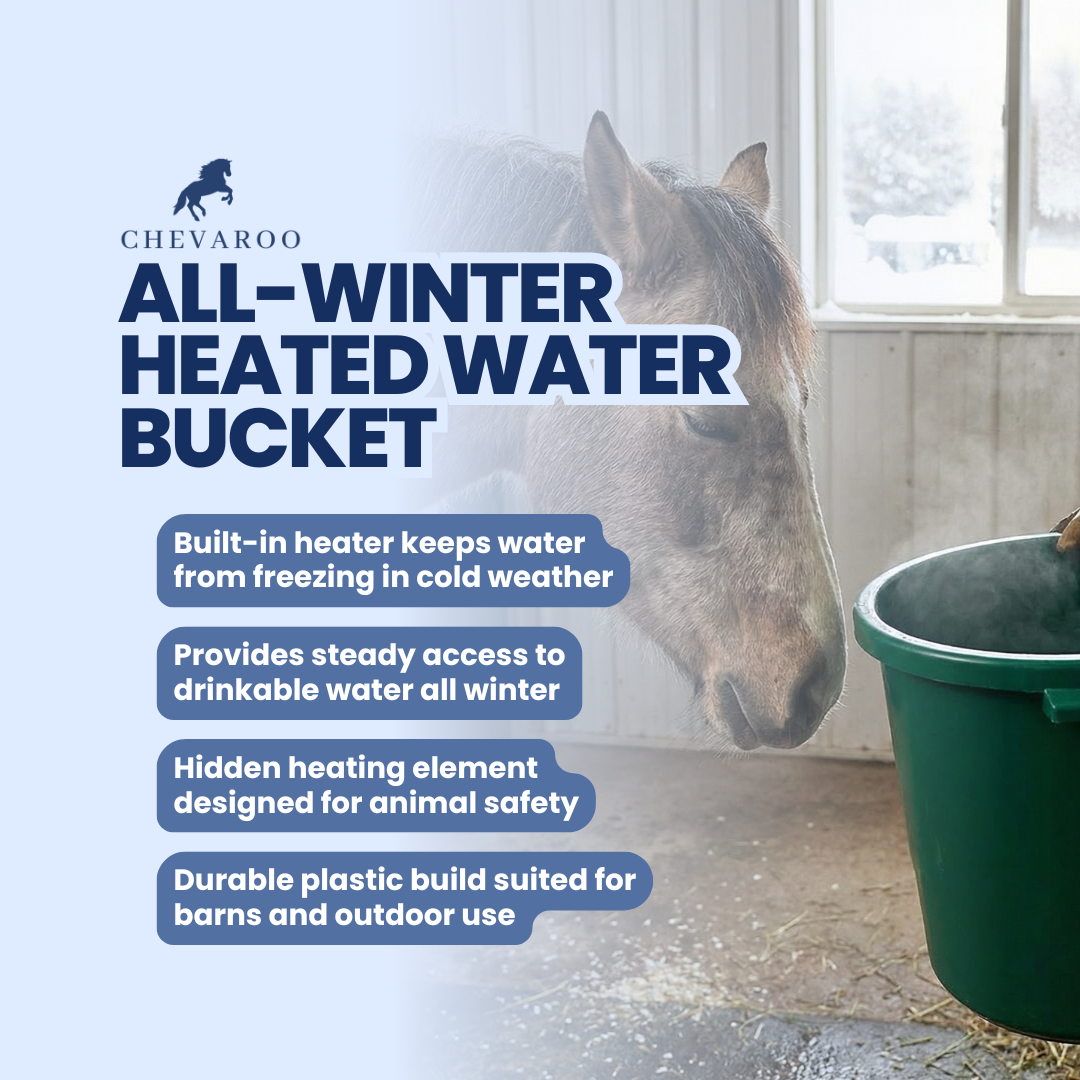 Chevaroo All-Winter Heated Water Bucket