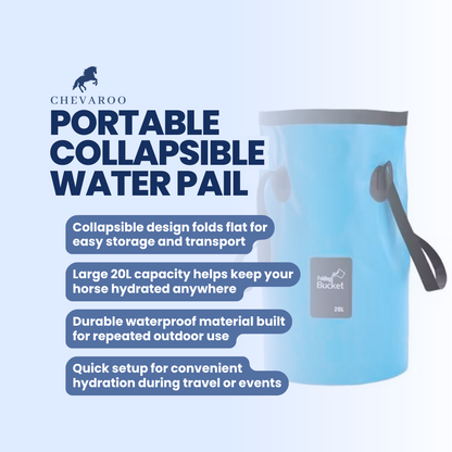 Chevaroo Portable Collapsible Water Pail