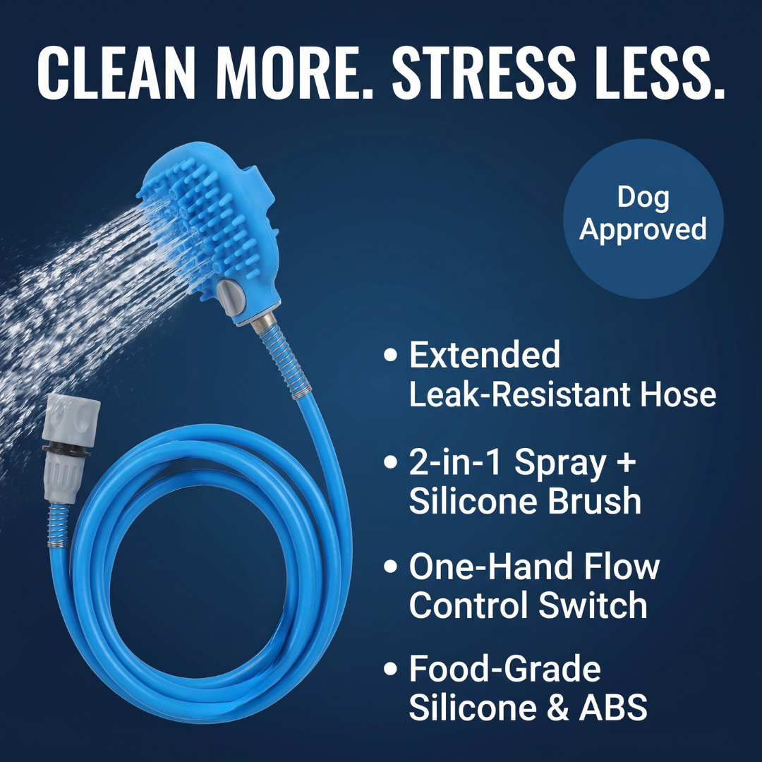 Chevaroo Extended No Leak Pet Bathing Faucet Sprayer 2.0